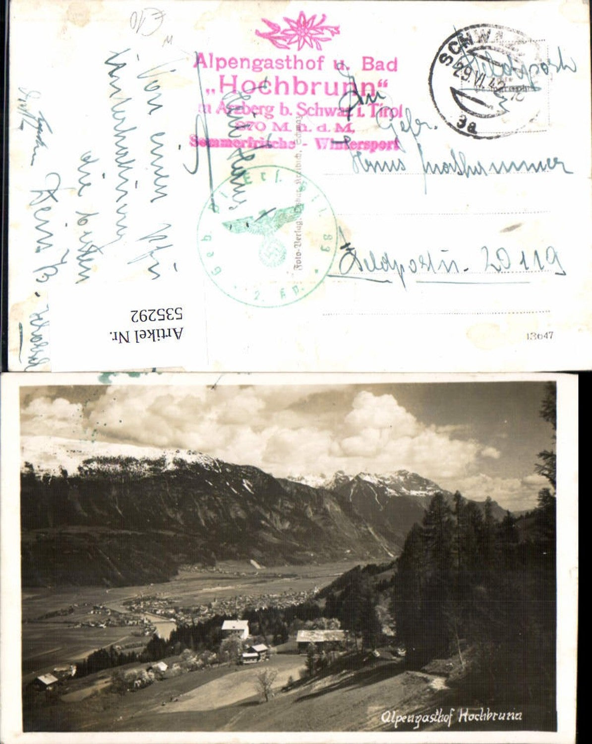 Alte Ansichtskarte – Old Postcard