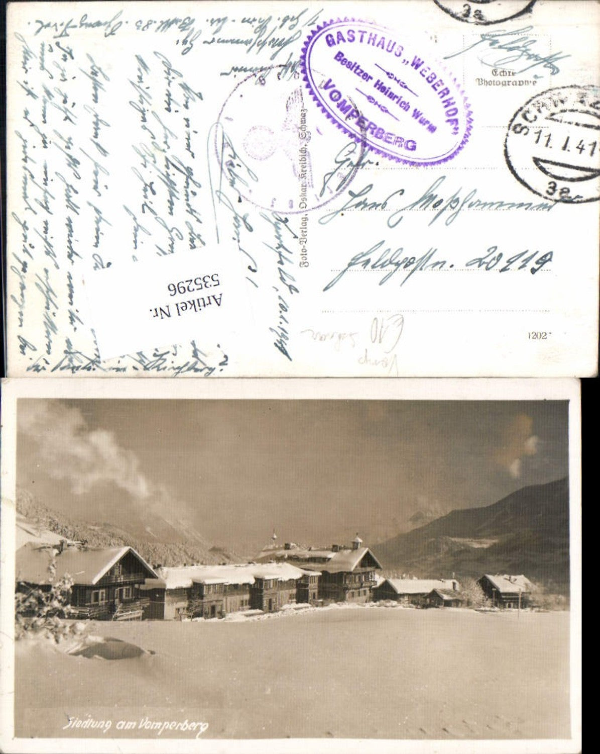 Alte Ansichtskarte – Old Postcard