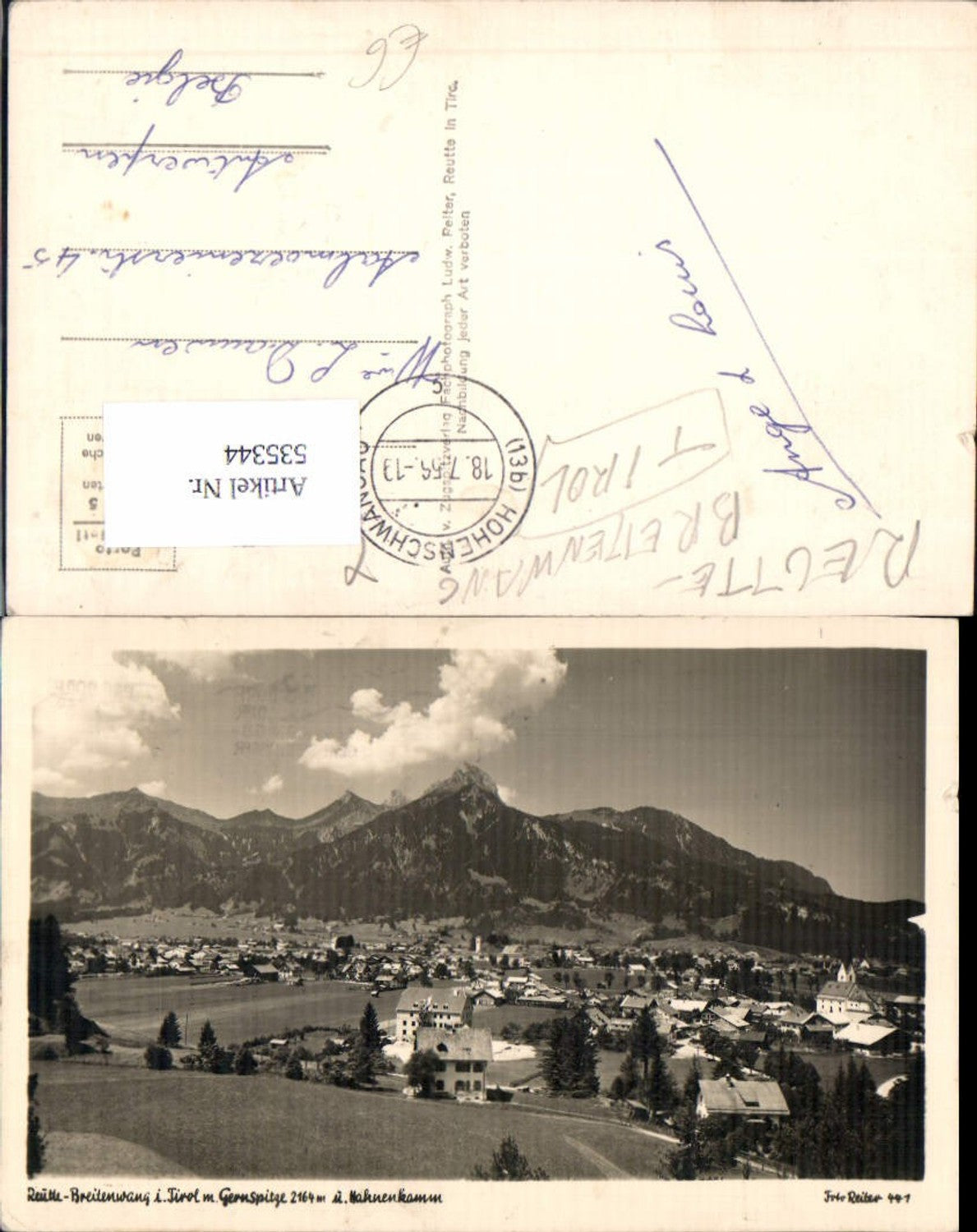 Alte Ansichtskarte – Old Postcard