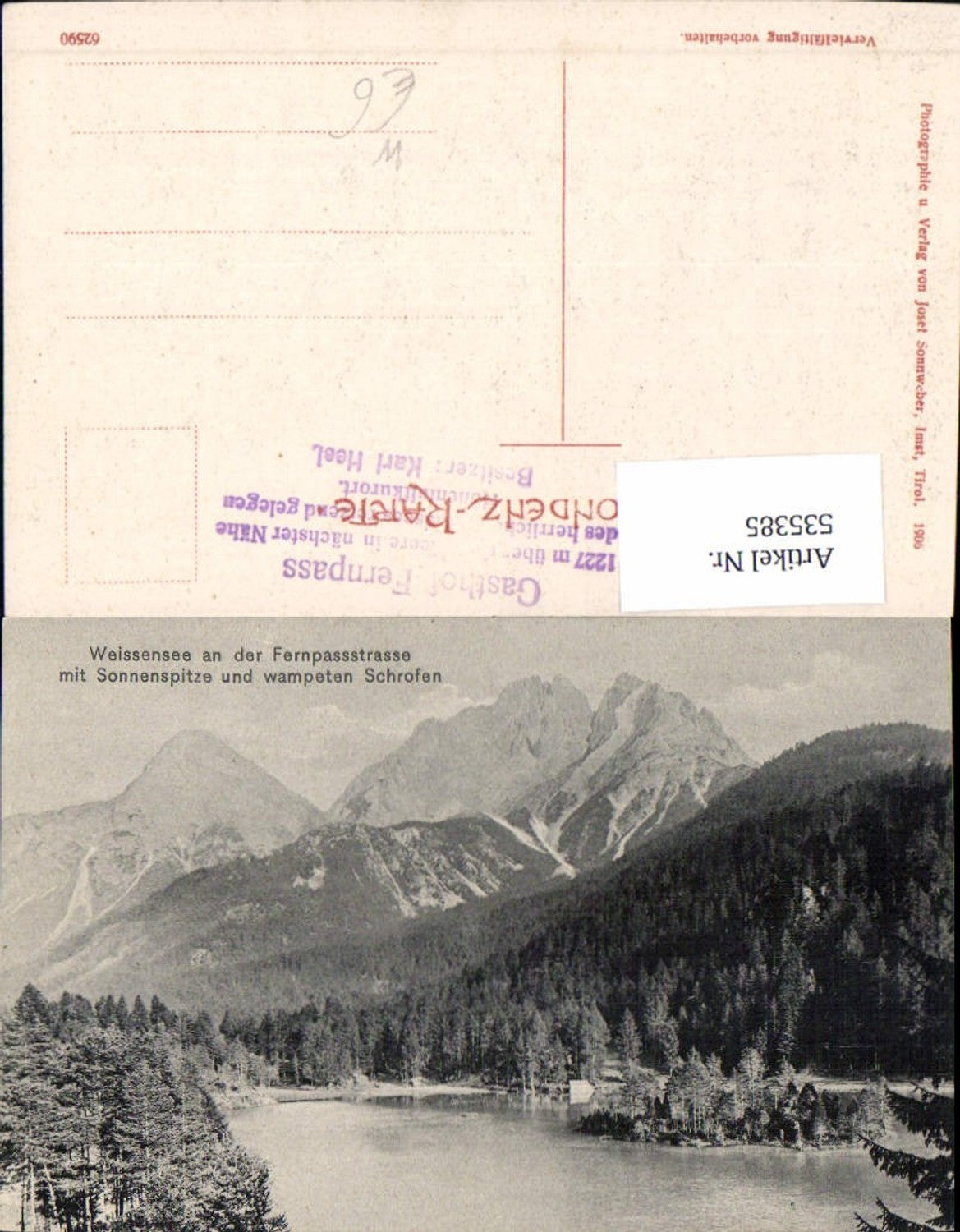 Alte Ansichtskarte – Old Postcard