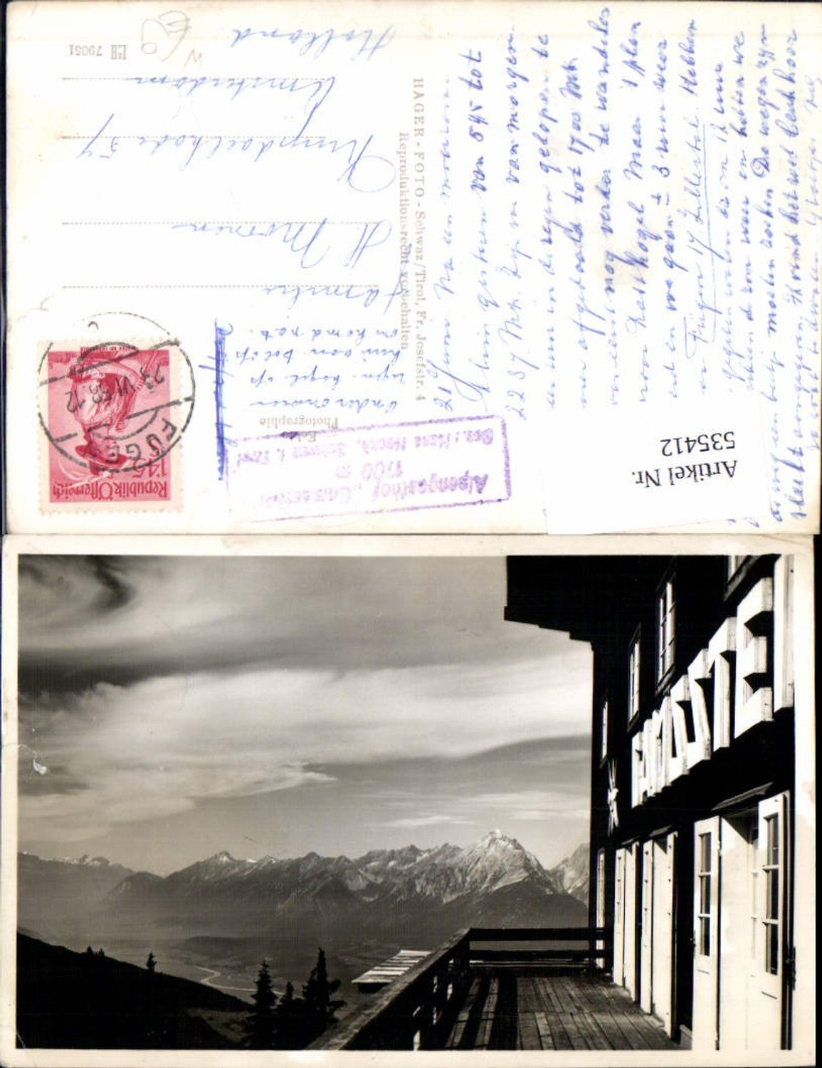 Alte Ansichtskarte – Old Postcard