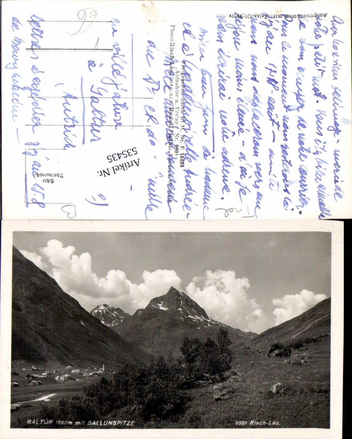 Alte Ansichtskarte – Old Postcard