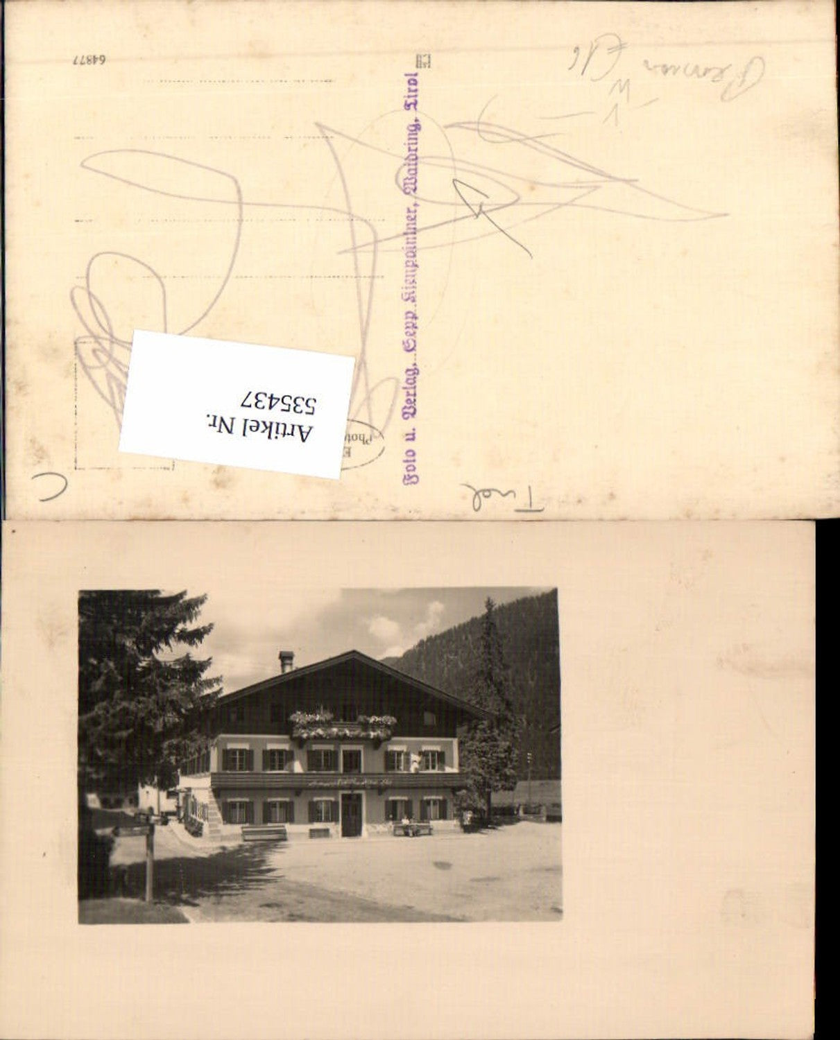Alte Ansichtskarte – Old Postcard