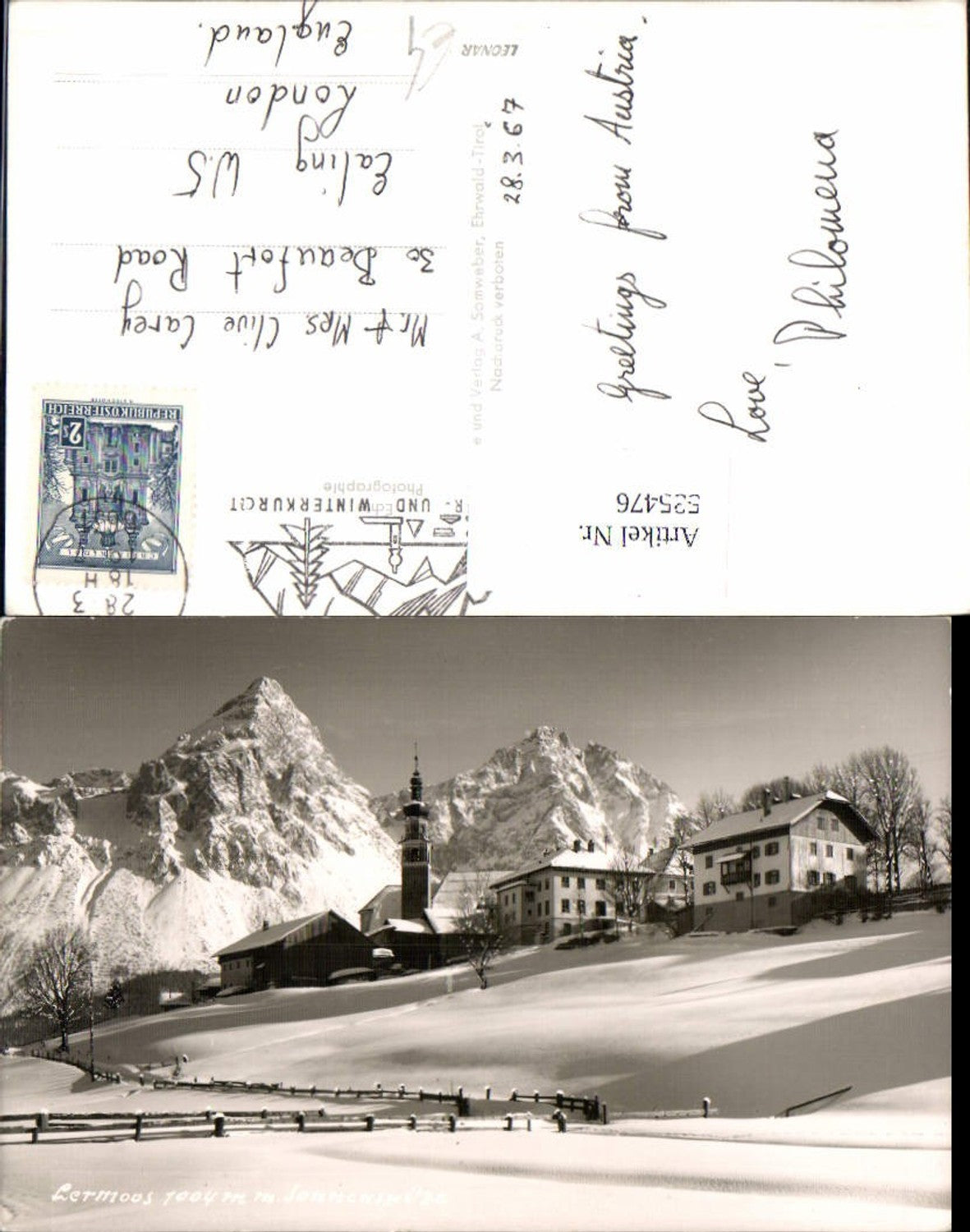 Alte Ansichtskarte – Old Postcard