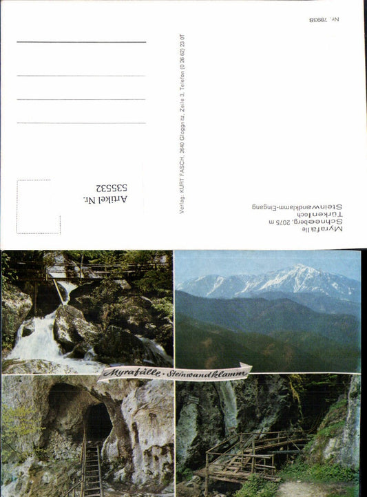 535532,Myrafälle bei Pernitz Furth Steinwandklamm Weißenbach Triesting