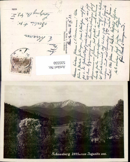 535550,Puchberg Schneeberg Jagasitz bei Pernitz Furth Weissenbach Triesting aus