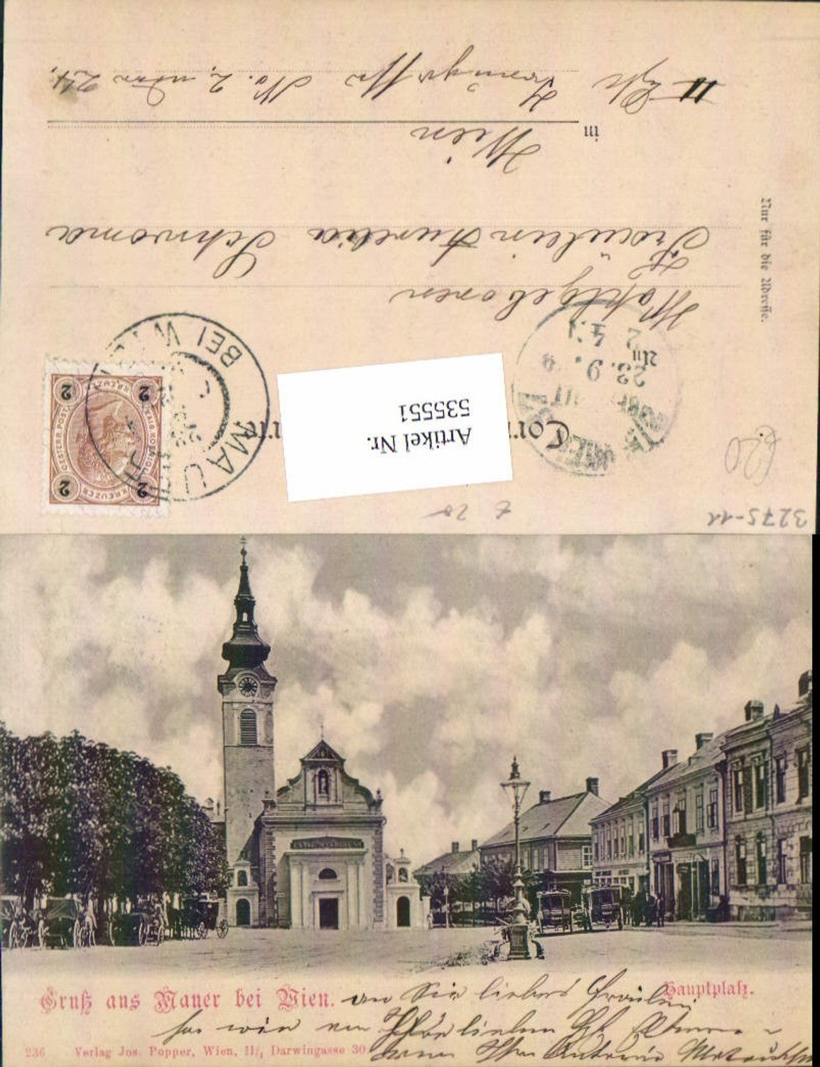 Alte Ansichtskarte – Old Postcard