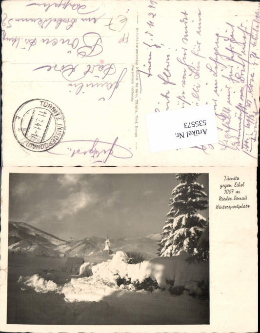 535573,Foto-AK Türnitz Eibel Feldpost Lilienfeld