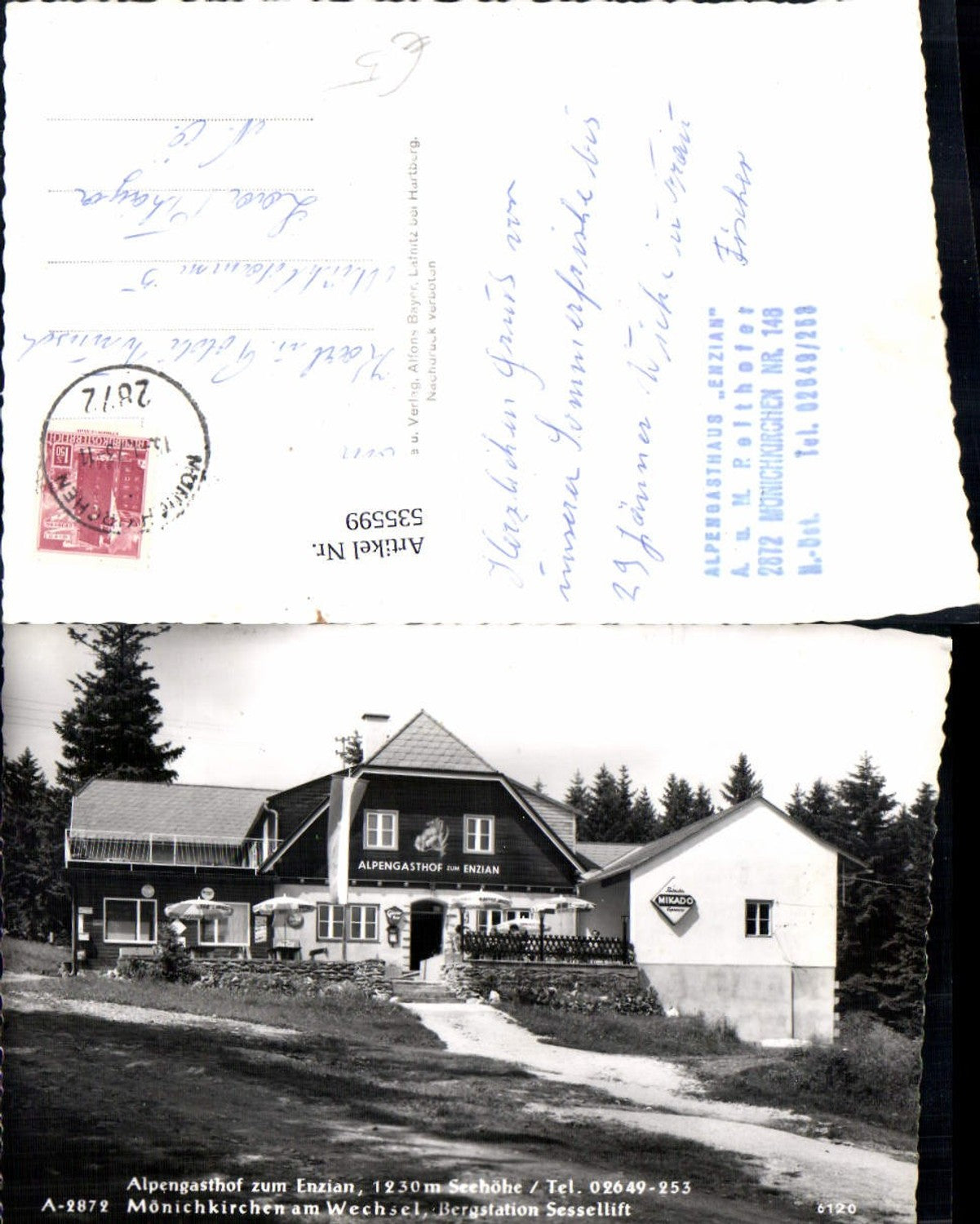 535599,Mönichkirchen am Wechsel Gasthaus zum Enzian