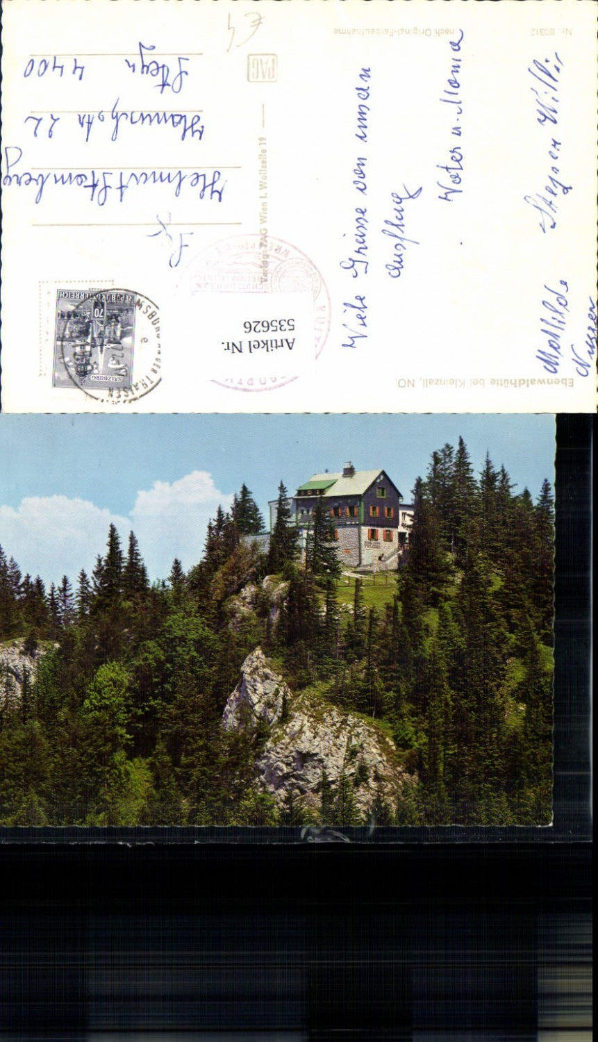 535626,Ebenwaldhütte bei Kleinzell Lilienfeld Hainfeld