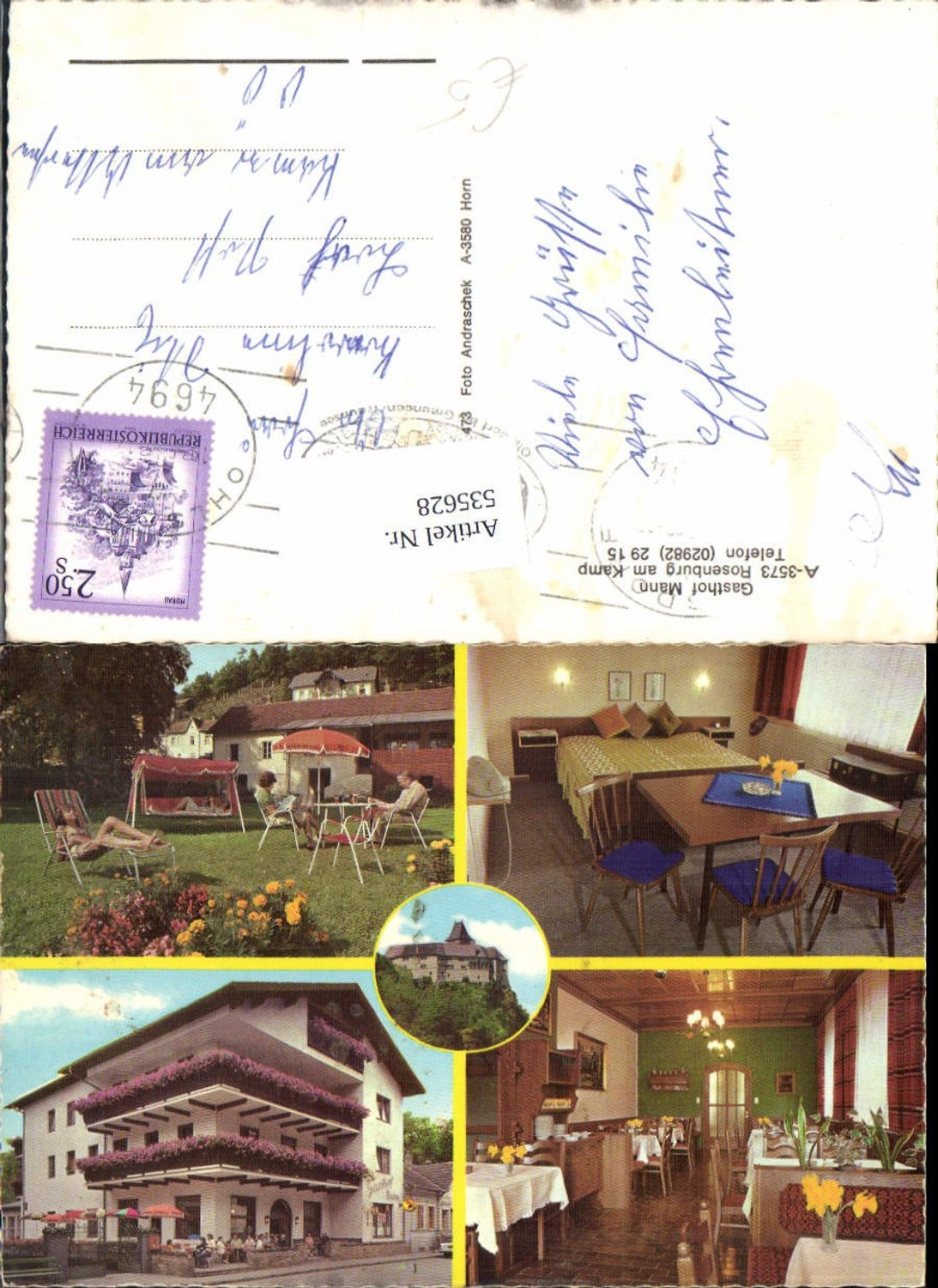 535628,Rosenburg am Kamp Gasthaus Mann