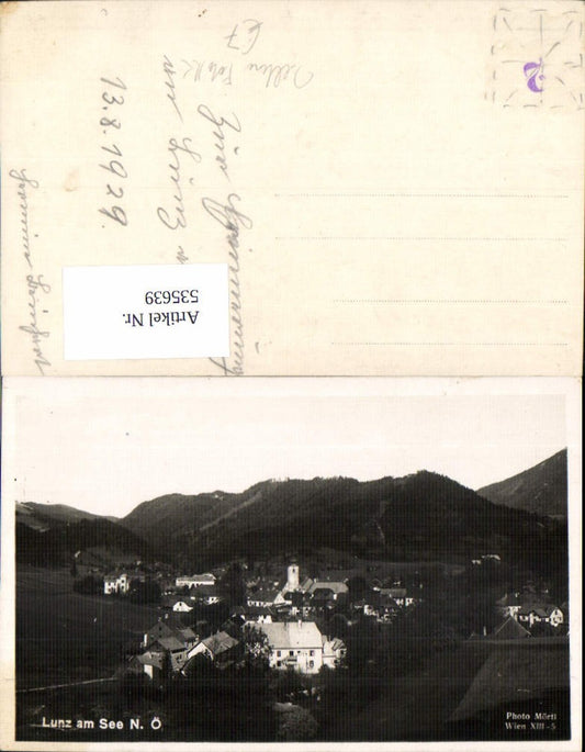 535639,tolle Foto-AK Lunz am See