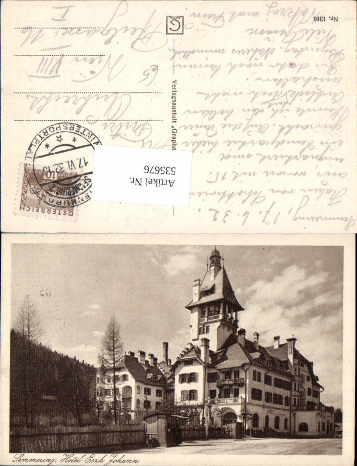 535676,Semmering Hotel Erzherzog Johann