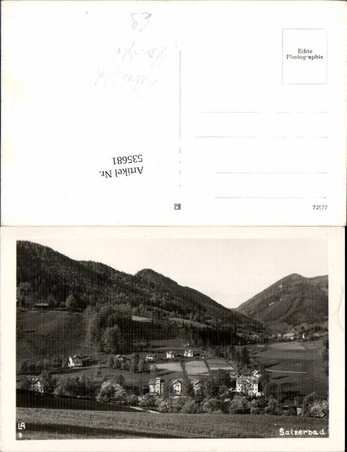 535681,Foto-AK Salzerbad bei Kleinzell Hainfeld Lilienfeld