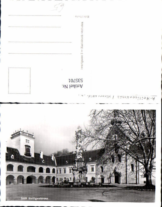 535701,Stift Heiligenkreuz Dreifaltigkeitssäule