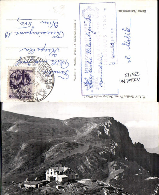 535713,Rax Raxalpe Gamseck Habsburghaus Payerbach