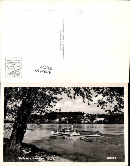535777,Wallsee an der Donau m. Dampfer Habsburg