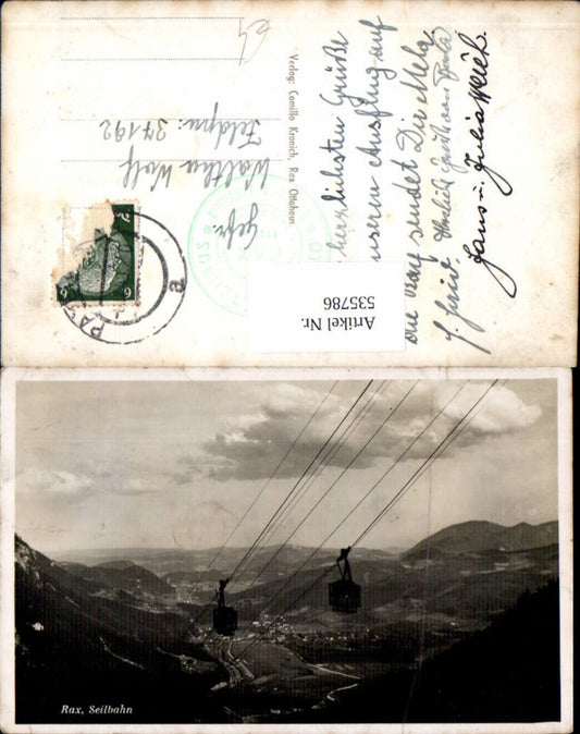 535786,Rax Seilbahn Payerbach Hirschwang