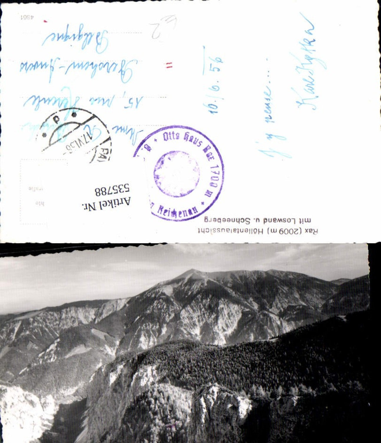 535788,Rax Höllental Payerbach hirschwang Schneeberg Puchberg