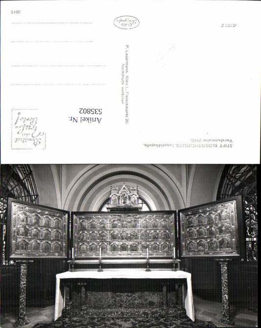 535802,Stift Klosterneuburg Leopoldikapelle