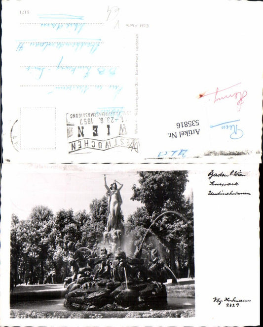 535816,Baden bei Wien Udinebrunne pub Hubmann 2329