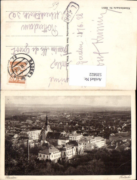 535822,Baden bei Wien pub Hausner 8009/1