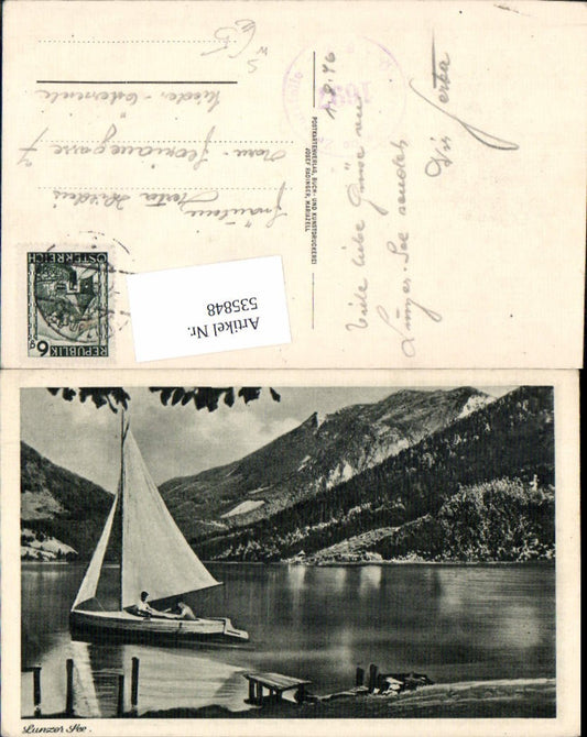 535848,Lunzer See Lunzersee Lunz am See Segelboot Boot