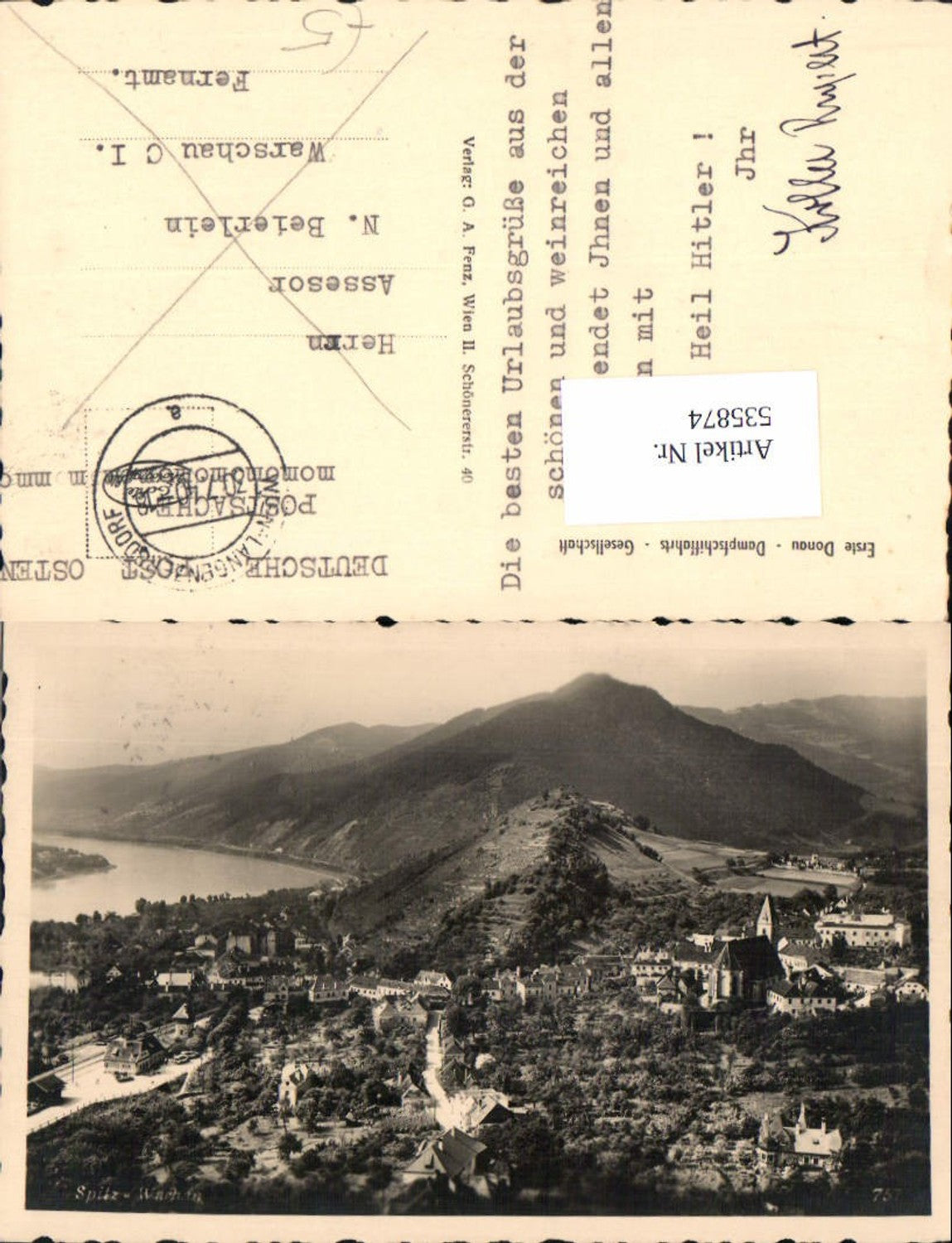 535874,Spitz an der Donau Wachau Feldpost