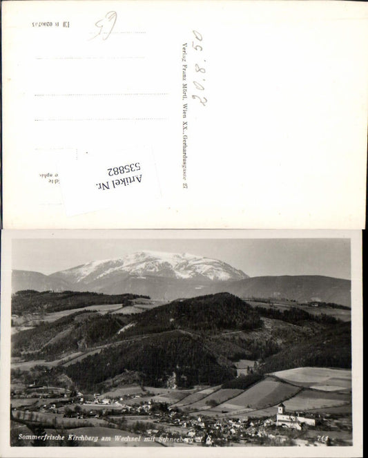 535882,Kirchberg am Wechsel m. Schneeberg