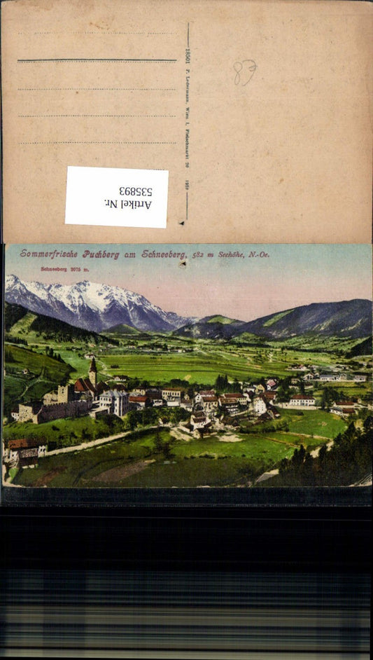 535893,Puchberg am Schneeberg pub Ledermann 18501