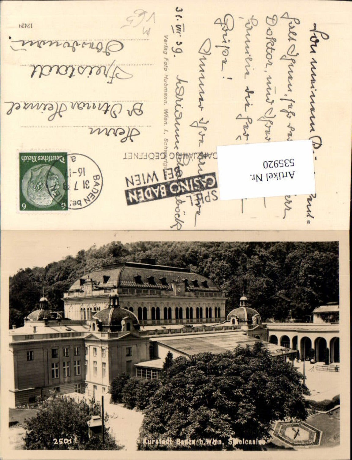 535920,Baden bei Wien Blumenuhr pub Hubmann 2501