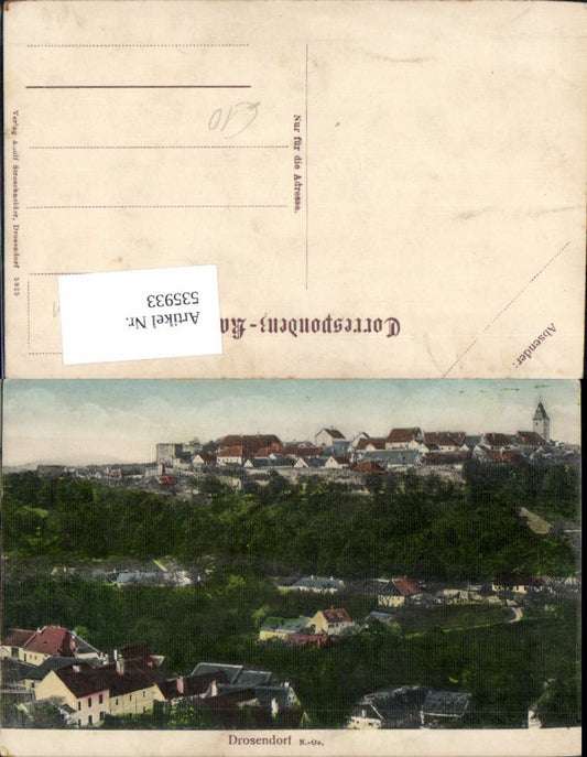 535933,Drosendorf Totale Zissersdorf Horn