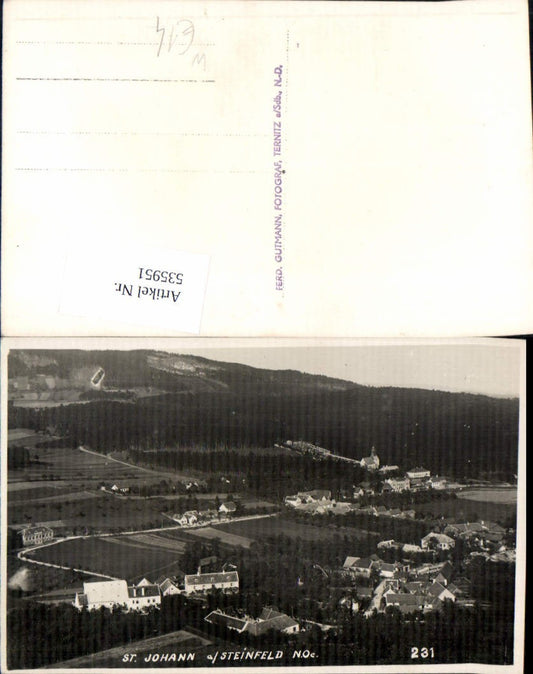 535951,tolle Foto-AK St. Johann am Steinfeld b. Ternitz