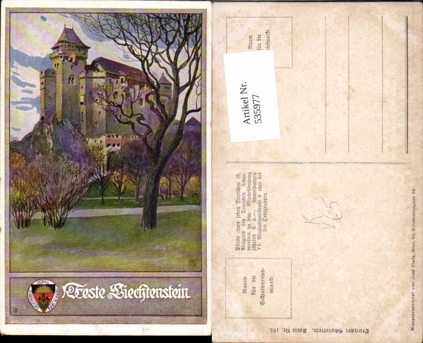 535977,Feste Liechtenstein bei Maria Enzersdorf pub Schulverein 164