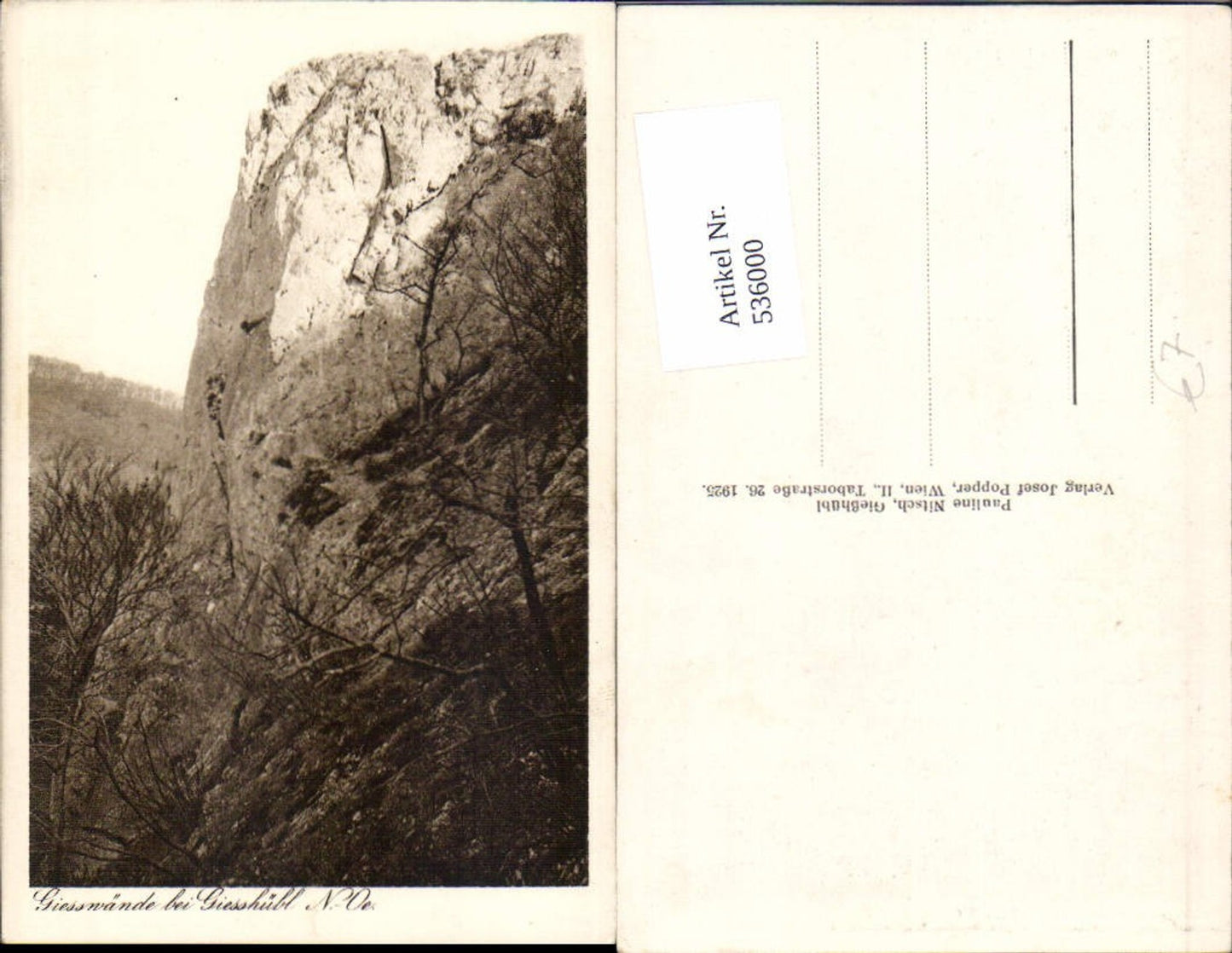 536000,Griesswände bei Giesshübl Gießhübl Mödling