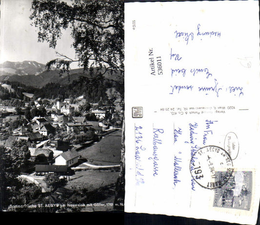 536011,St. Aegyd am Neuwalde