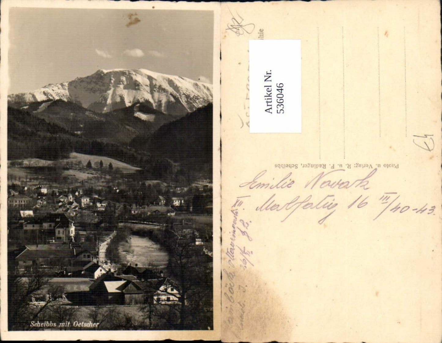 536046,Scheibbs m. Ötscher