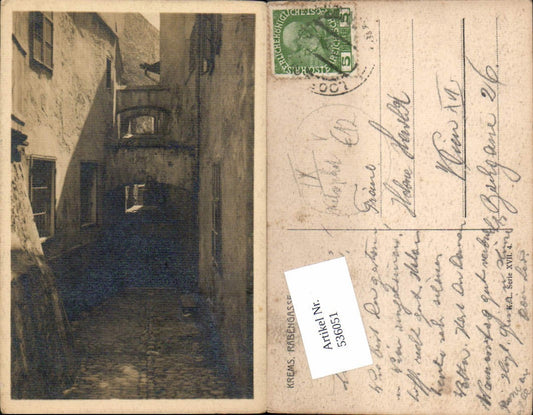 536051,Krems Rabengasse pub Kilophot Serie XVII. 4