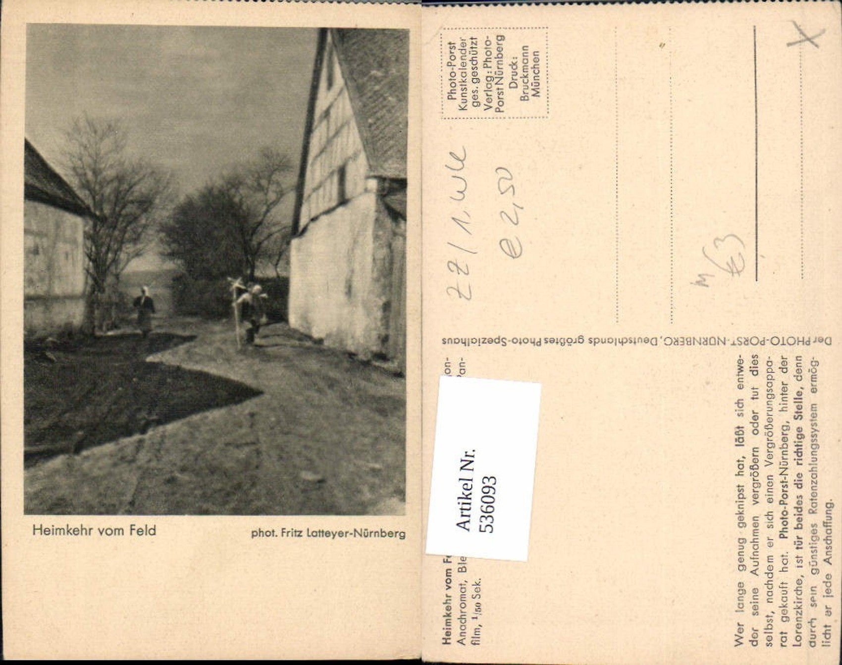 Alte Ansichtskarte – Old Postcard