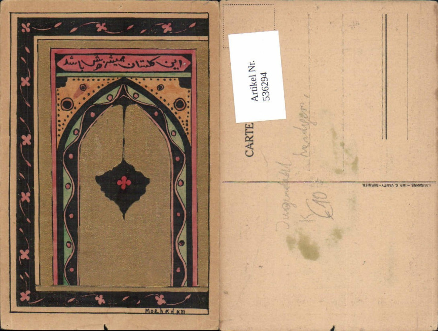 536294,Künstler AK Jugendstil Art Nouveau handgemalt