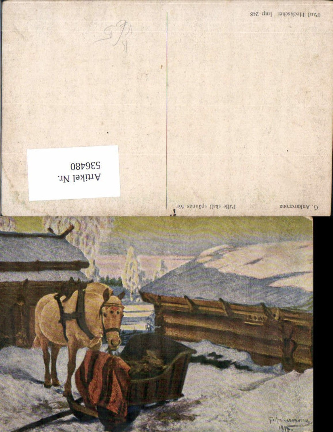 Alte Ansichtskarte – Old Postcard