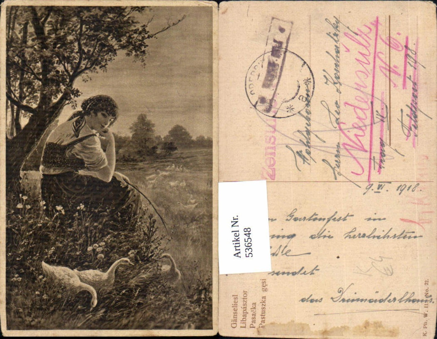 Alte Ansichtskarte – Old Postcard
