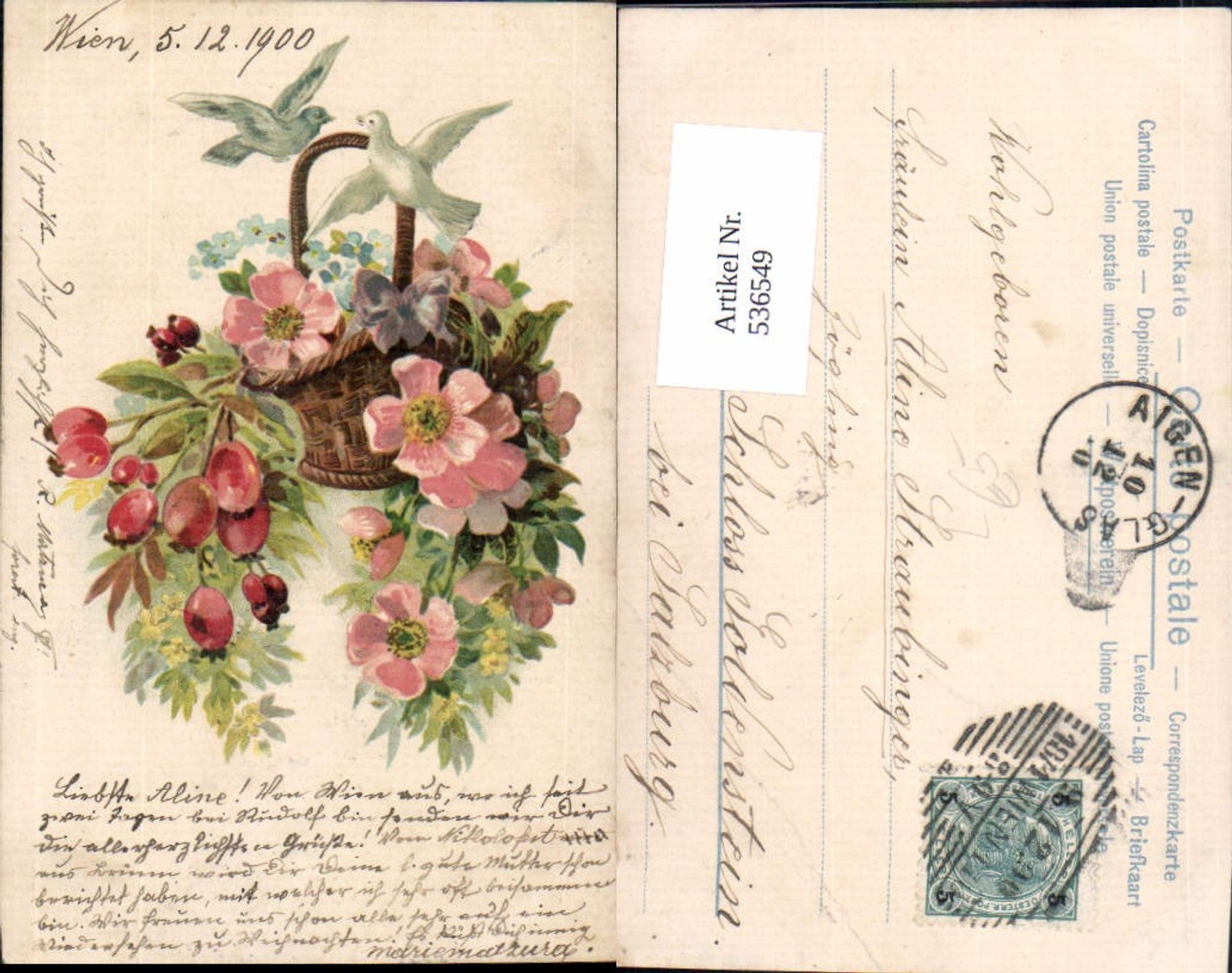 Alte Ansichtskarte – Old Postcard