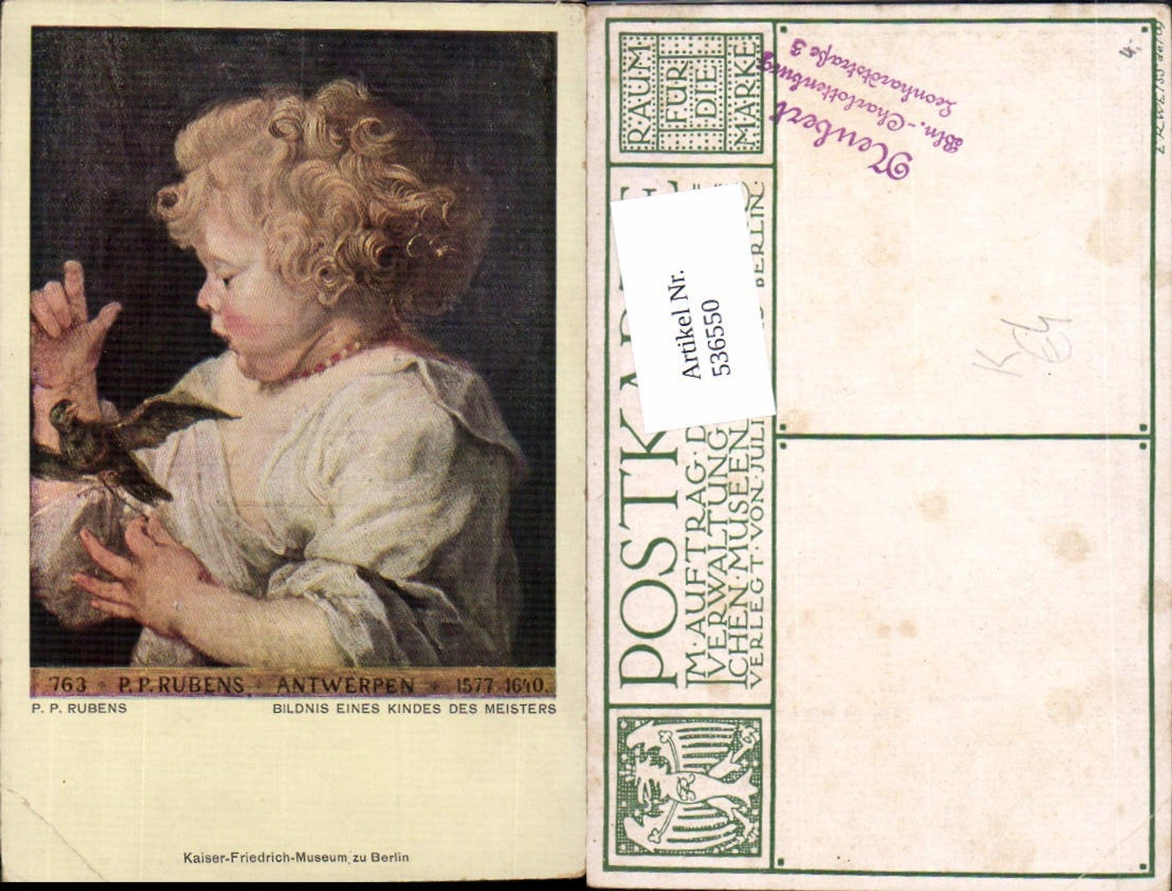 Alte Ansichtskarte – Old Postcard