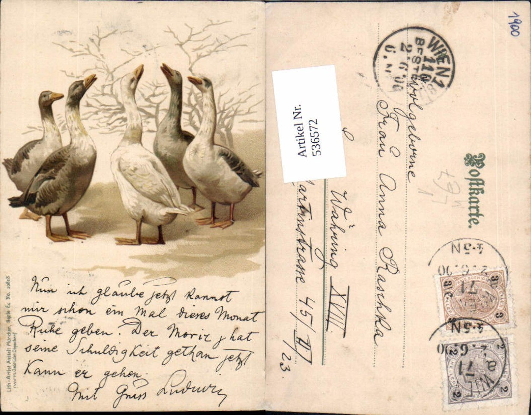 Alte Ansichtskarte – Old Postcard