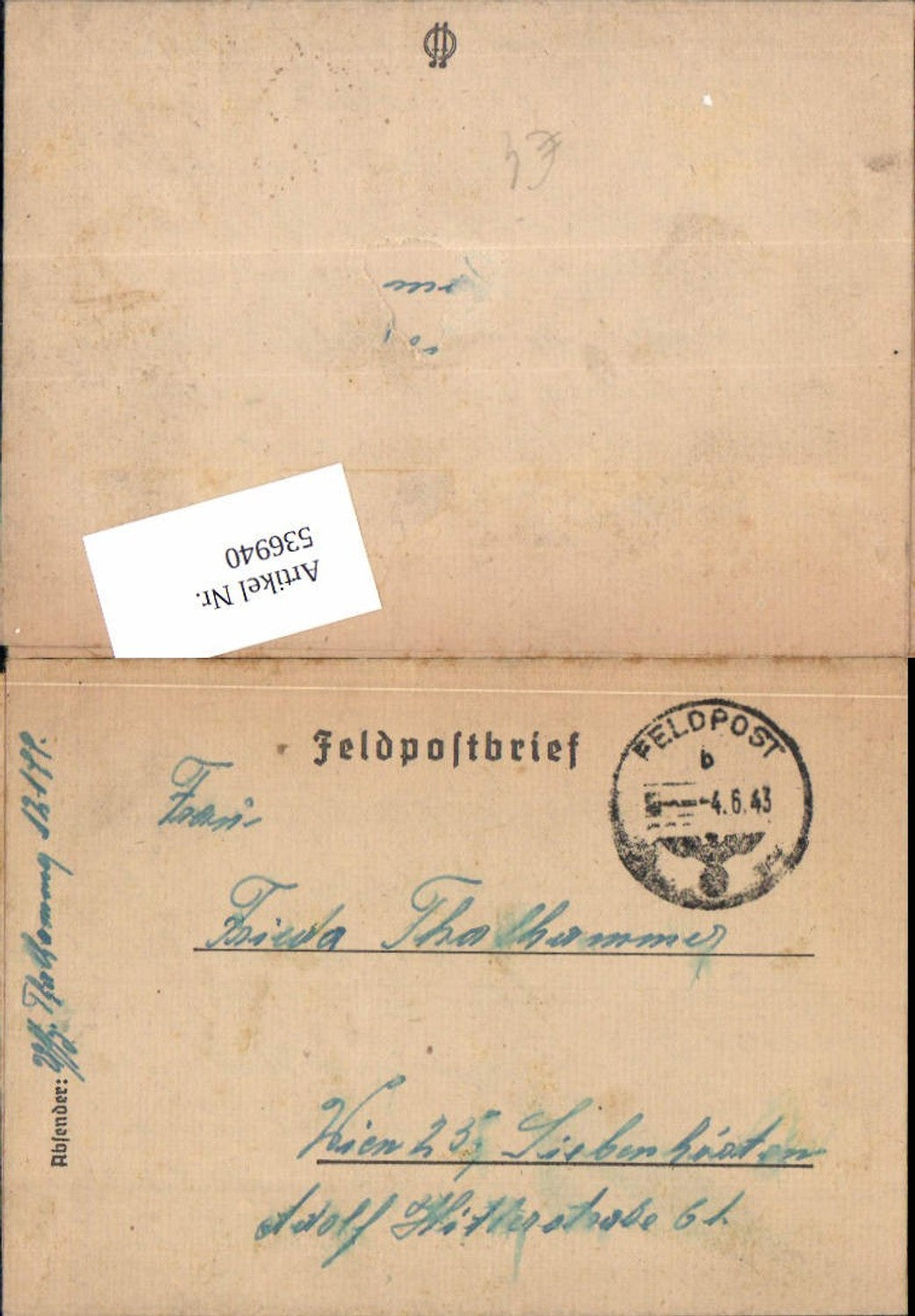 Alte Ansichtskarte – Old Postcard