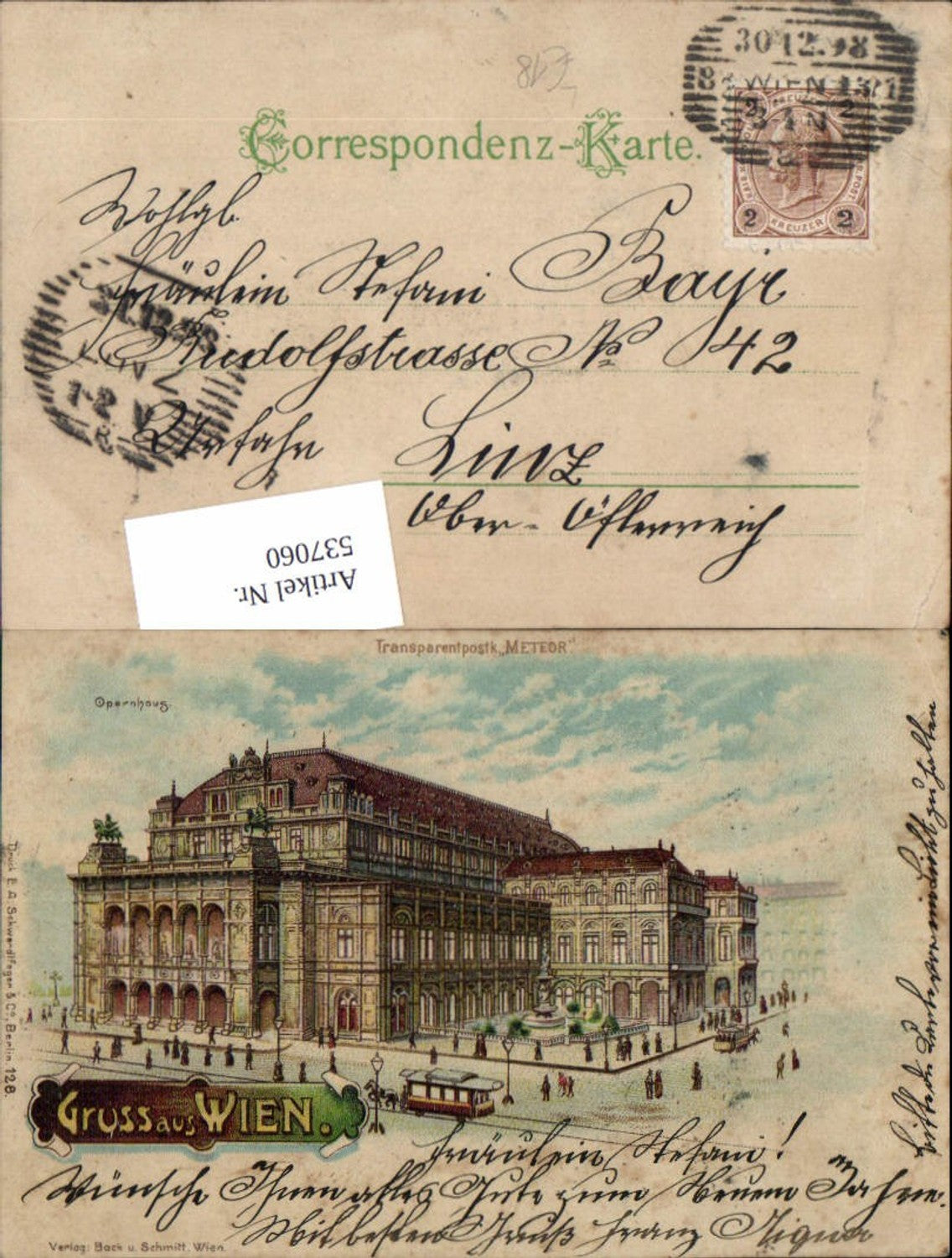 Alte Ansichtskarte – Old Postcard