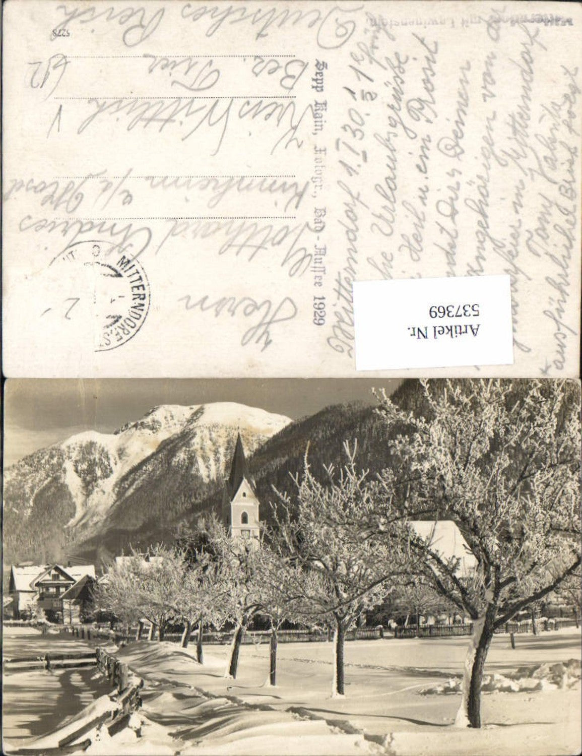 Alte Ansichtskarte – Old Postcard