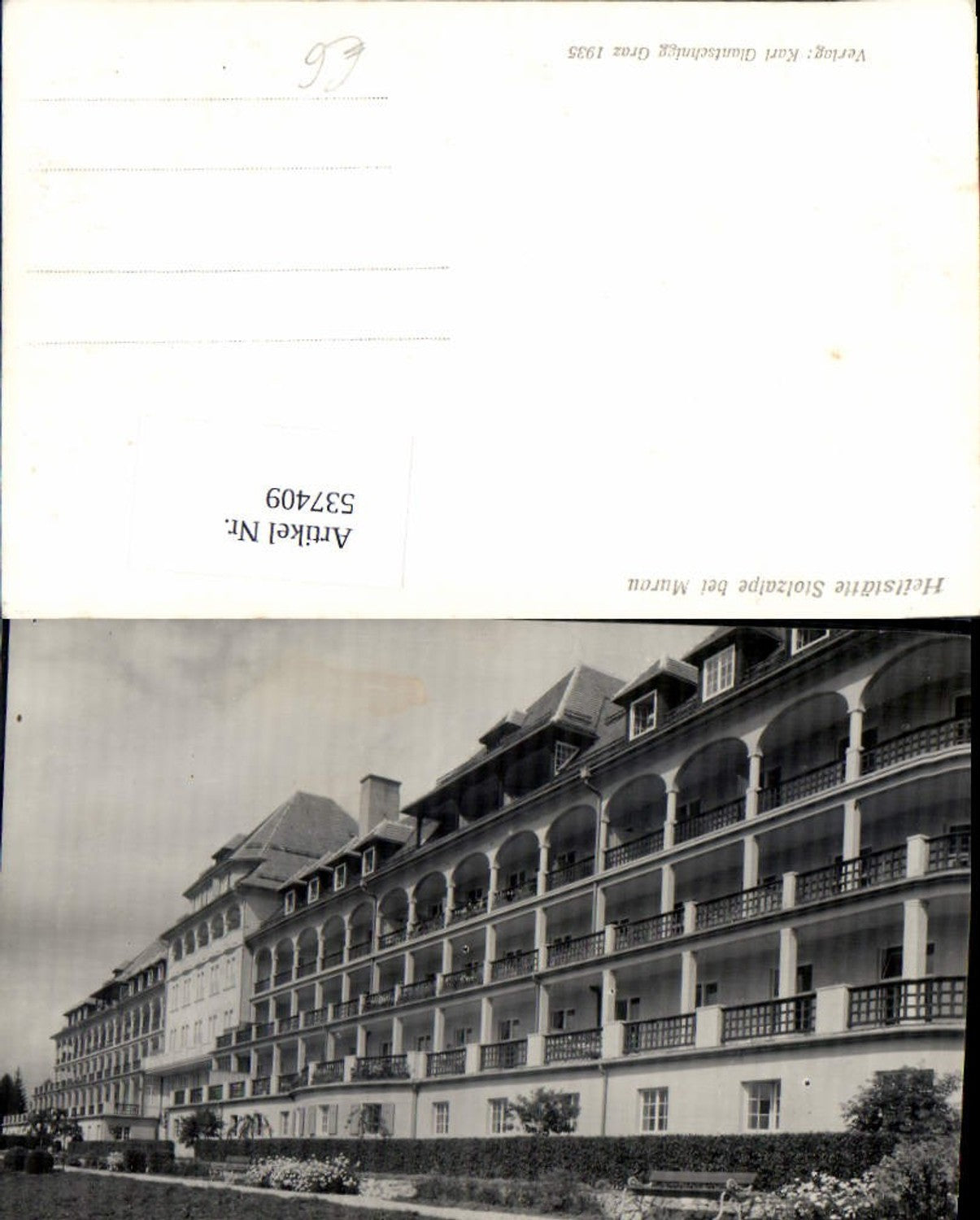 Alte Ansichtskarte – Old Postcard