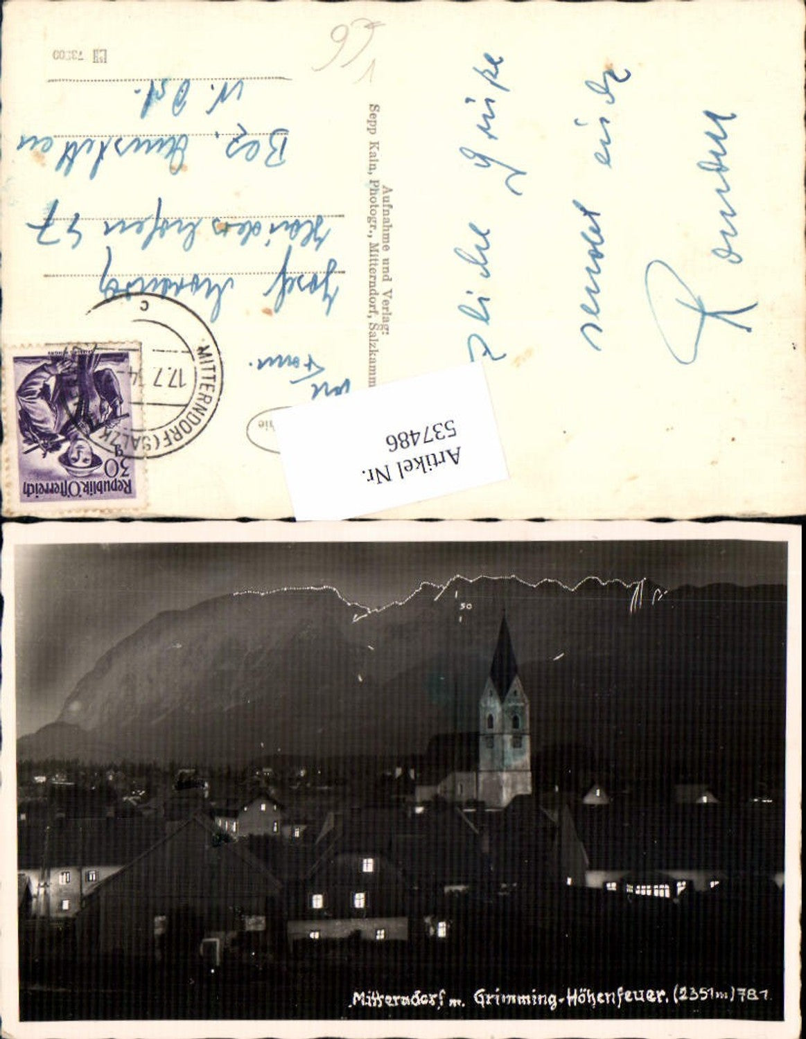 Alte Ansichtskarte – Old Postcard